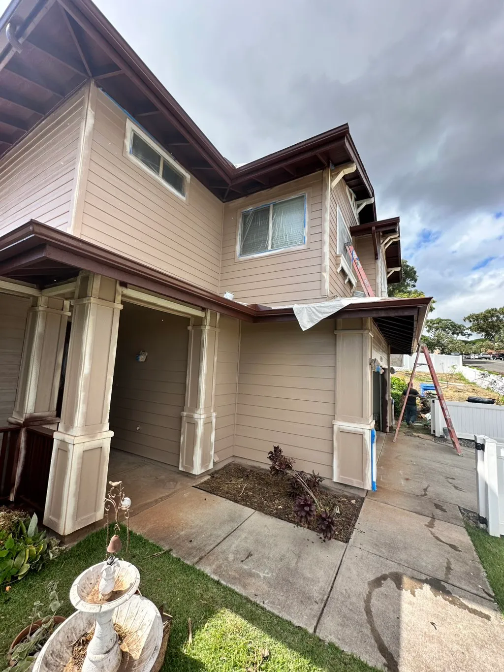 Utah home with finished exterior remodel work.